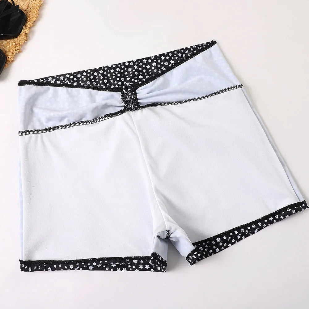 Celvoria - Retro bikiny set s vysokým pasem a puntíky