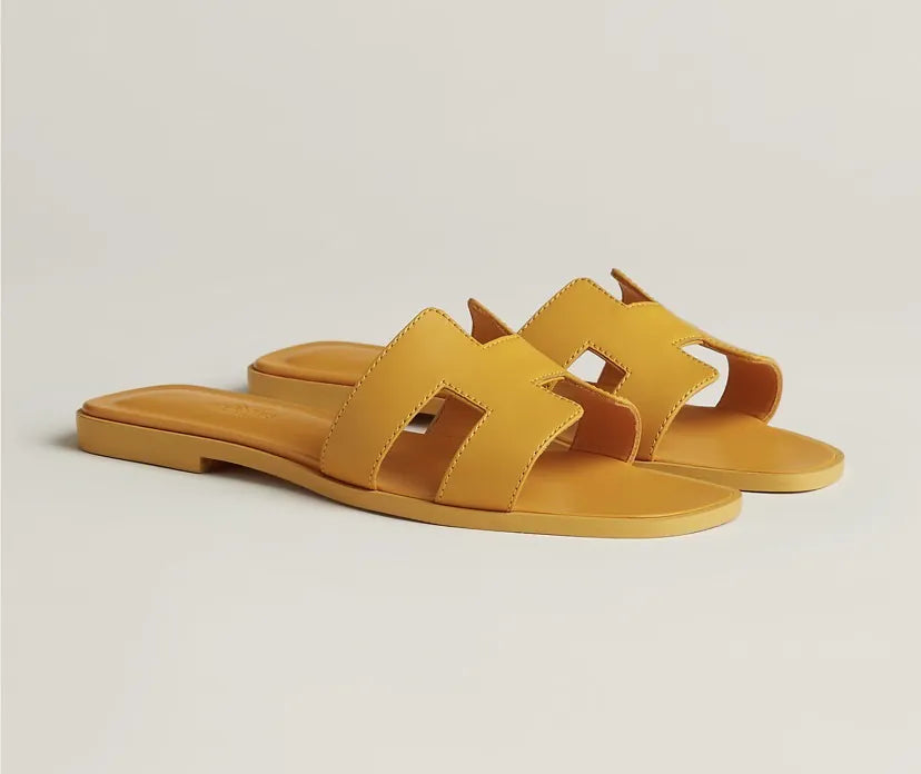 Helvara - Women's Leather Slippers Comfort Fit