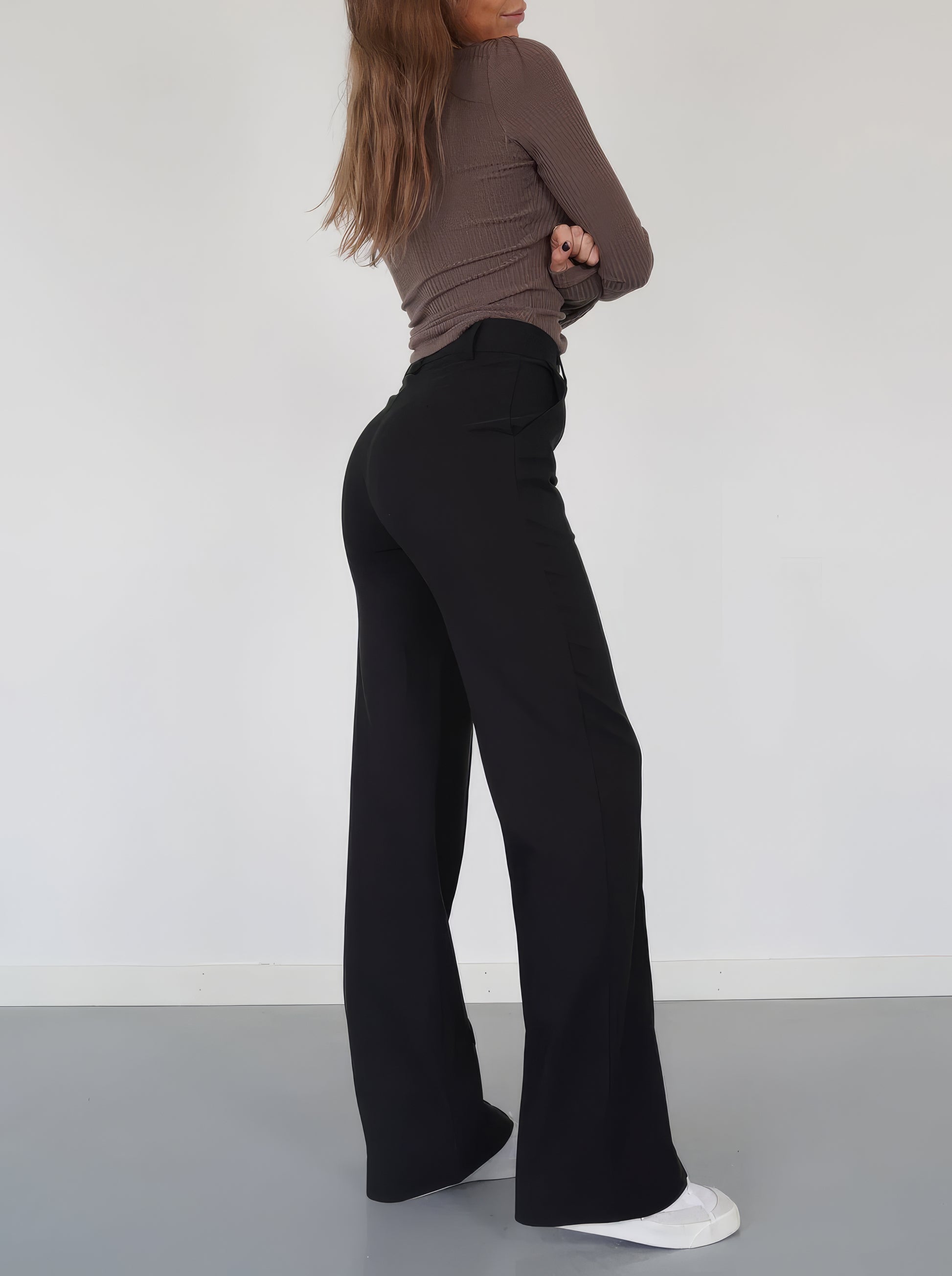 Telisse - Elegantní kalhoty s širokými nohavicemi pro dámy