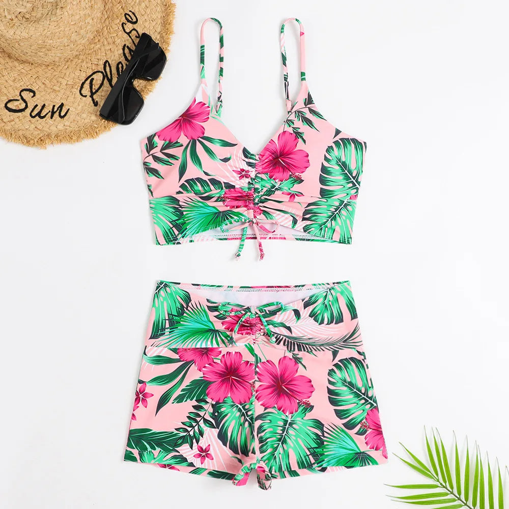 Celvoria - Retro bikiny set s vysokým pasem a puntíky