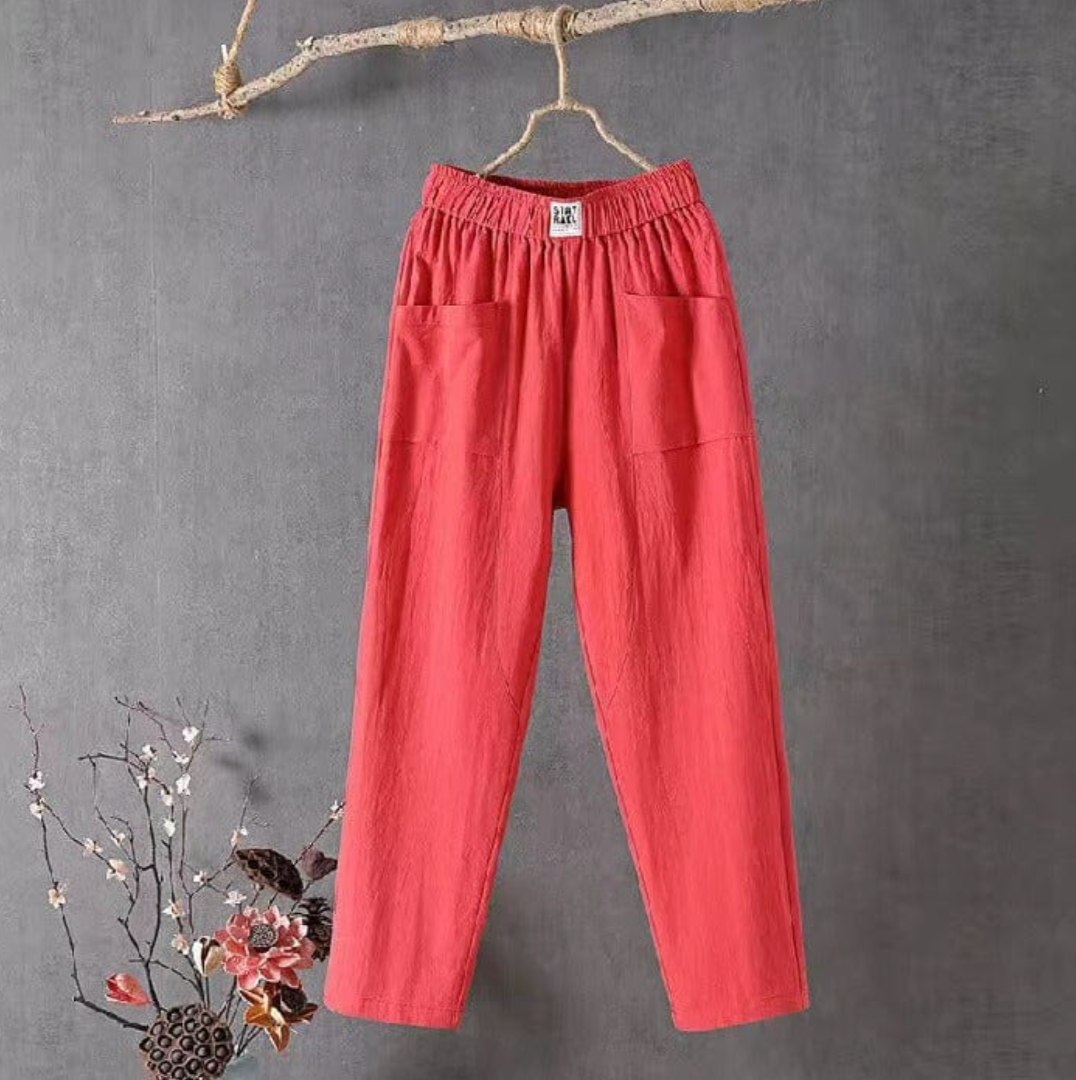 Avarelle - Pantalones de verano ligeros para mujer