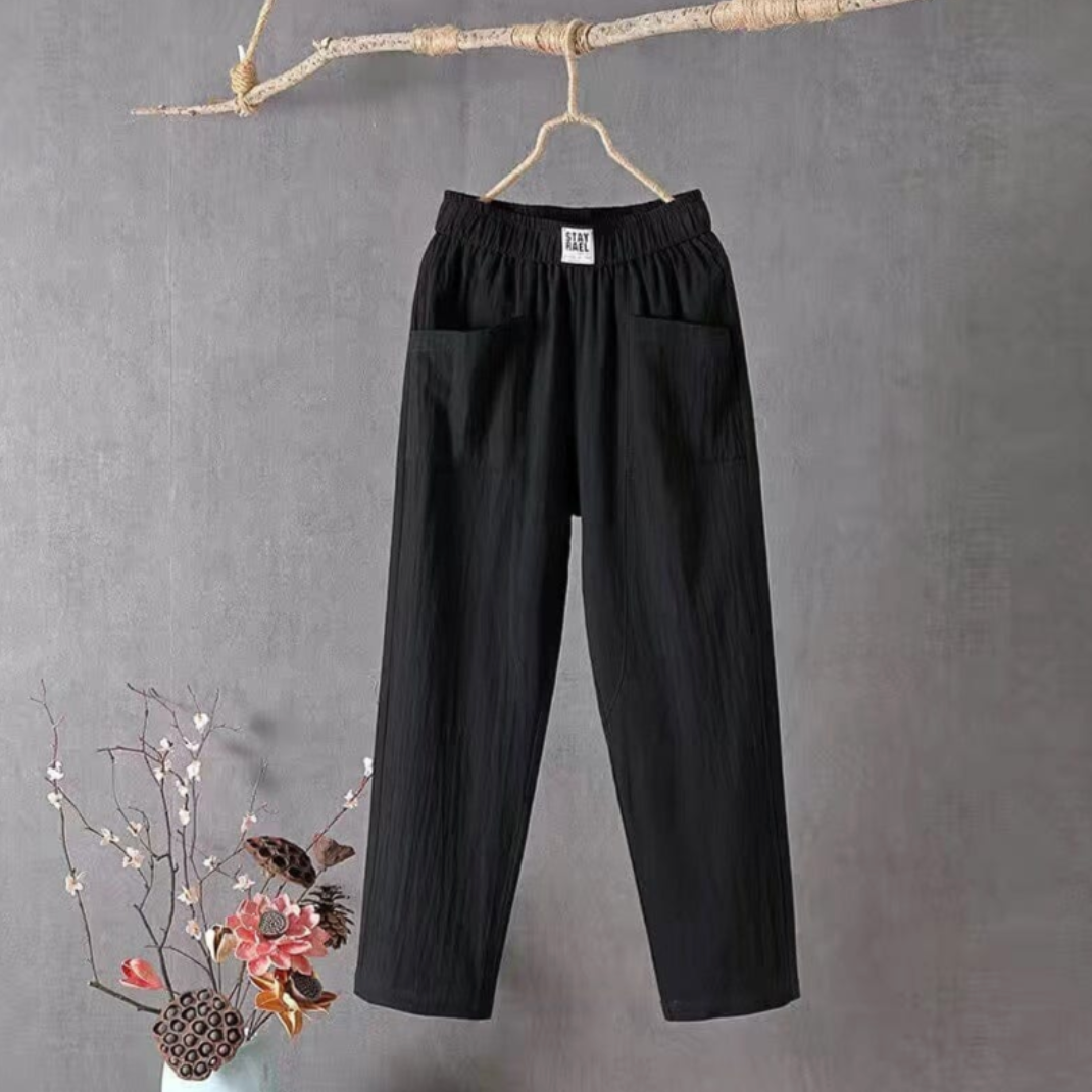 Avarelle - Pantalones de verano ligeros para mujer