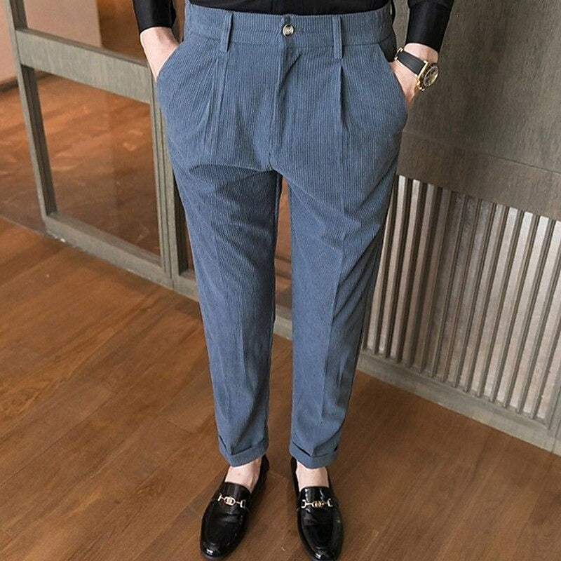 Cordhose Herren mit Knopfverschluss | Klassisch & Lang