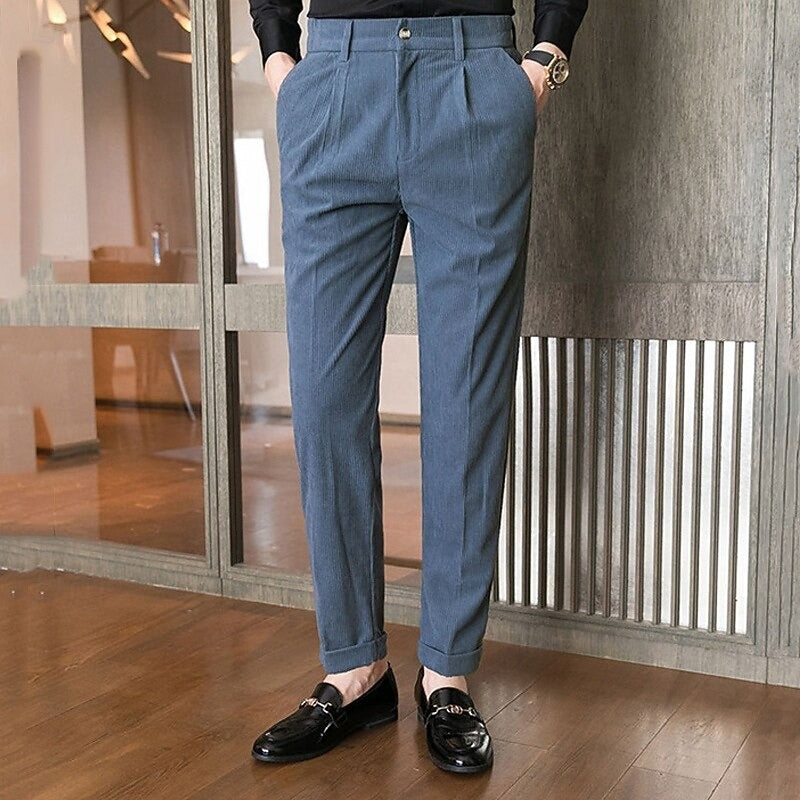 Cordhose Herren mit Knopfverschluss | Klassisch & Lang