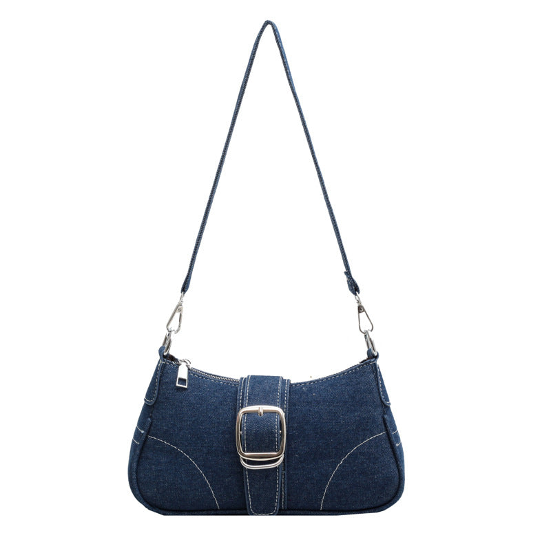 Damen Baguette Handtasche Mit Schnalle | Modern