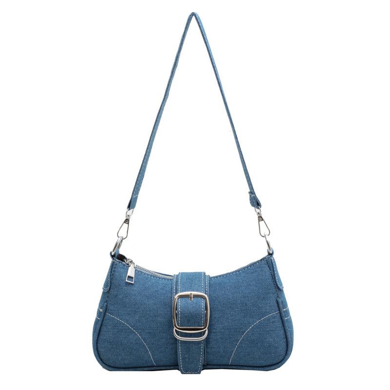 Damen Baguette Handtasche Mit Schnalle | Modern