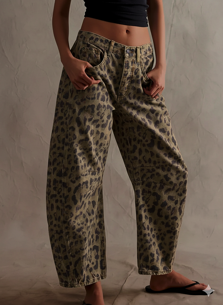 Damen Barrel Jeans Locker Geschnitten | Baggy