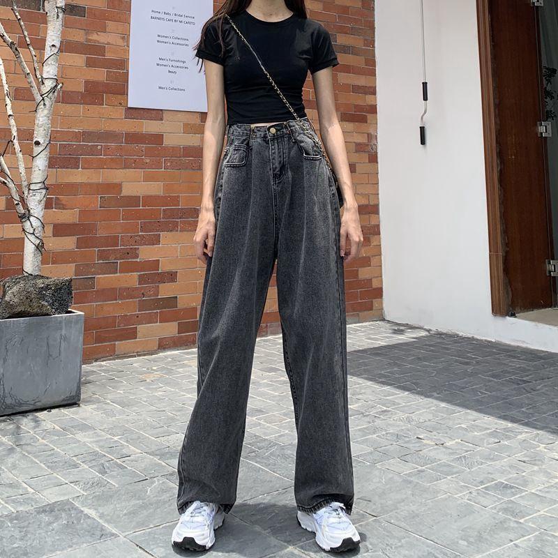 Damen Barrel Jeans Mit Weitem Schnitt Und Hoher Taille | Baggy