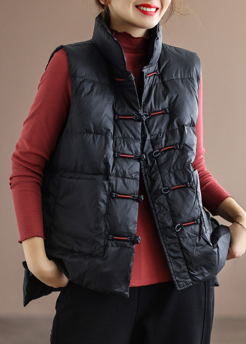 Damen Gilet Mit Stehkragen Und Knopfleiste | Winter