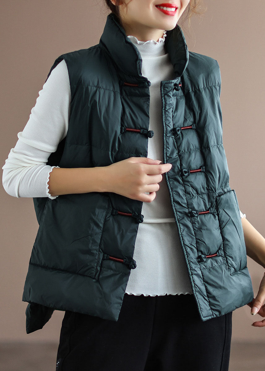 Damen Gilet Mit Stehkragen Und Knopfleiste | Winter