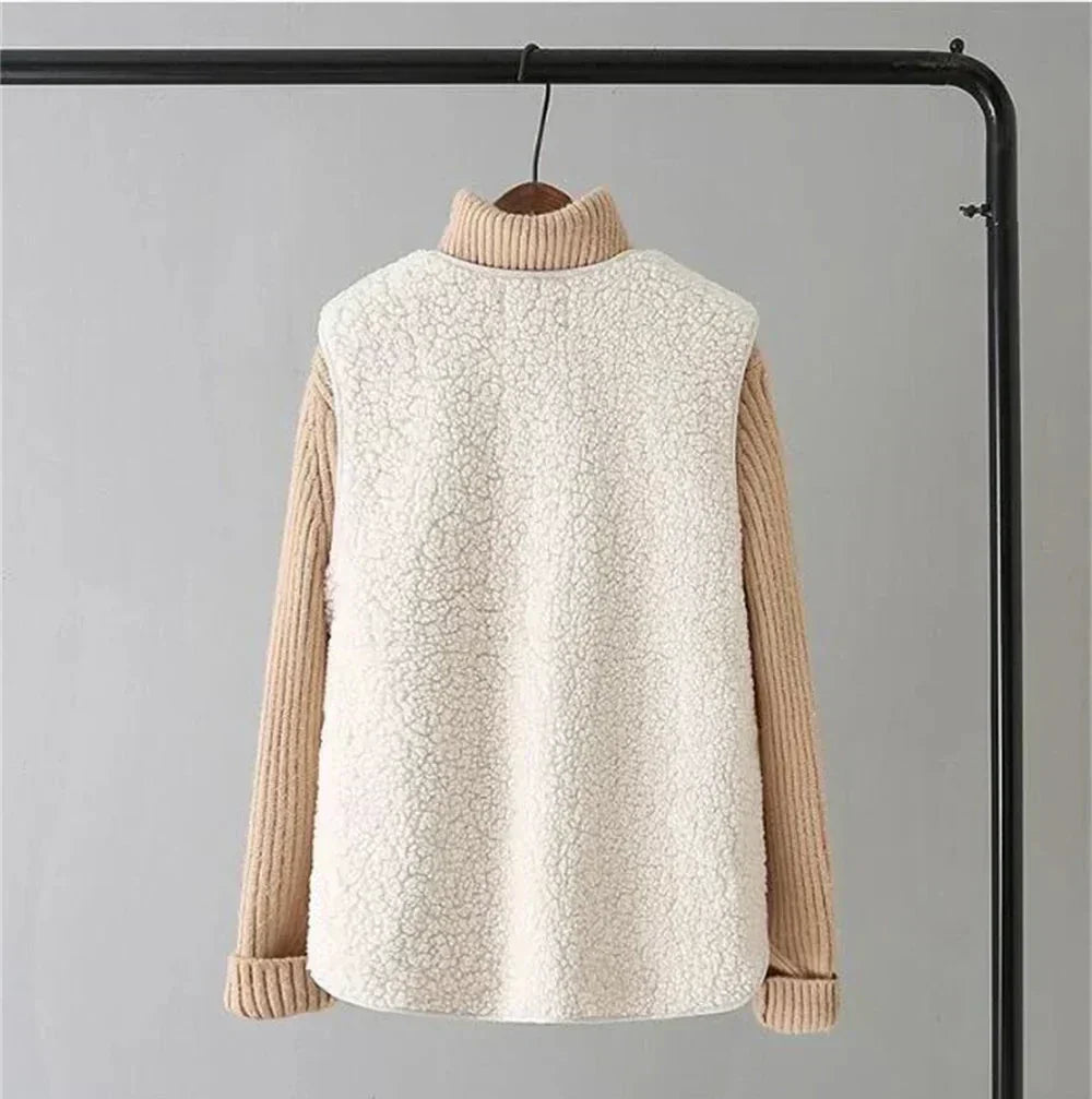 (DRAFTED) Γιλέκο Damen ζεστό με τσέπες | Teddy-Fleece