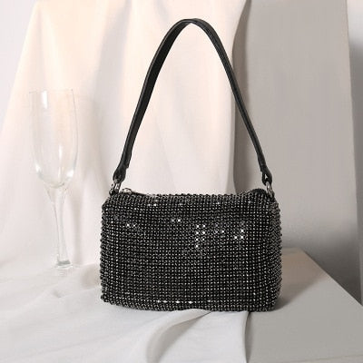 Damen Handtasche Elegant Strass | Abendtasche