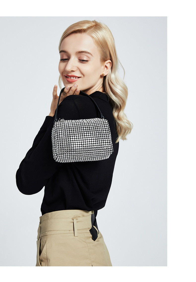 Damen Handtasche Elegant Strass | Abendtasche