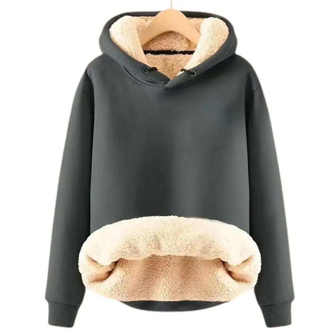 Damen Hoodie Mit Fleece & Tunnelzug | Warm