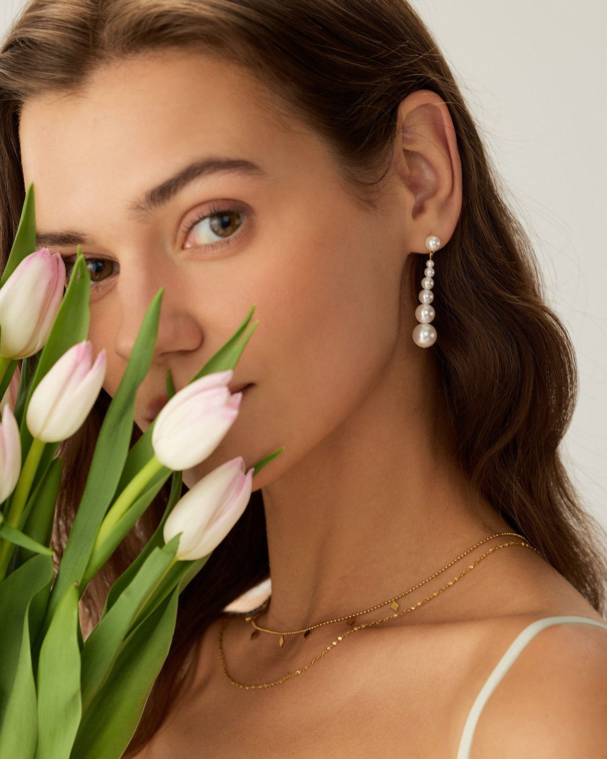 Damen-Ohrringe Hänge-Design | Festlich