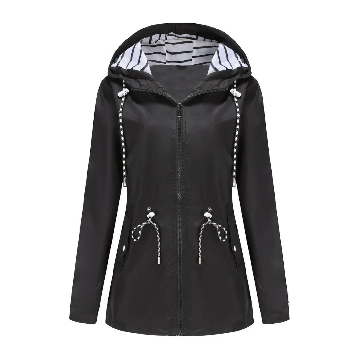 Damen Regenjacke Kapuze | Übergangs