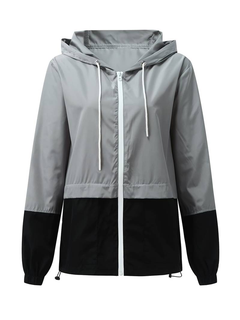 Damen Regenjacke Zweifarbig | Leicht