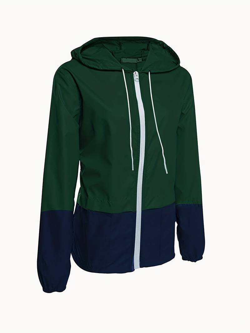 Damen Regenjacke Zweifarbig | Leicht