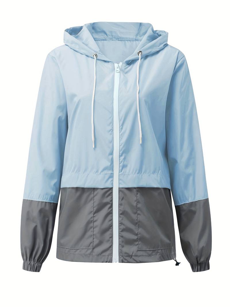 Damen Regenjacke Zweifarbig | Leicht