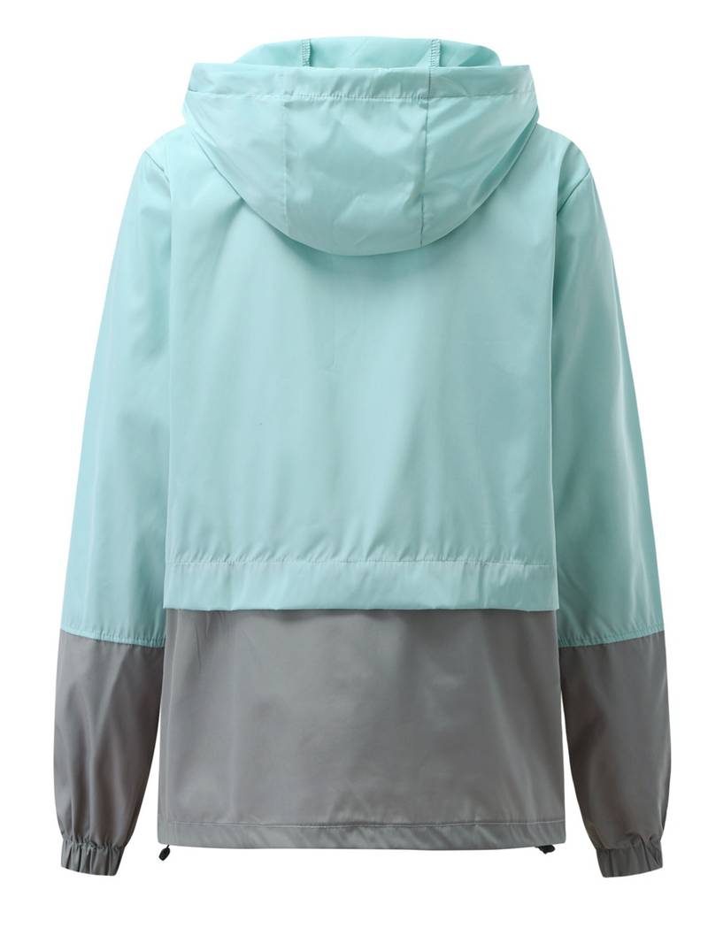 Damen Regenjacke Zweifarbig | Leicht