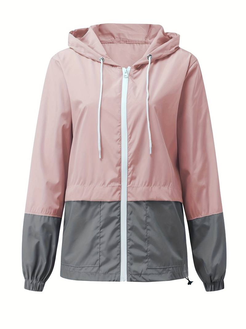 Damen Regenjacke Zweifarbig | Leicht