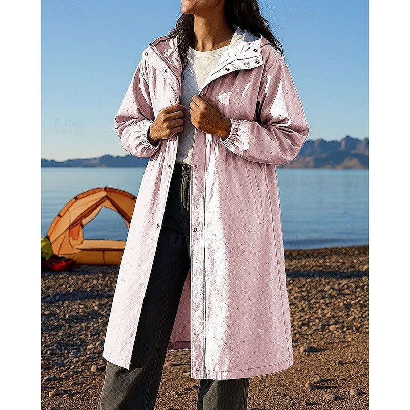 Damen Regenmantel Mit Kapuze | Übergangsjacke