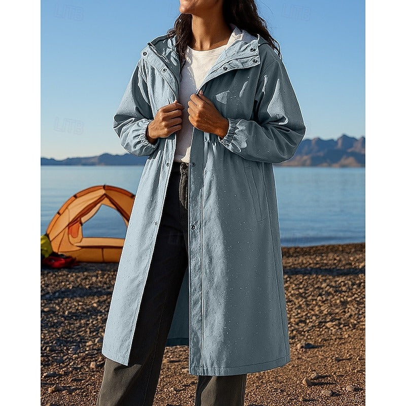 Damen Regenmantel Mit Kapuze | Übergangsjacke