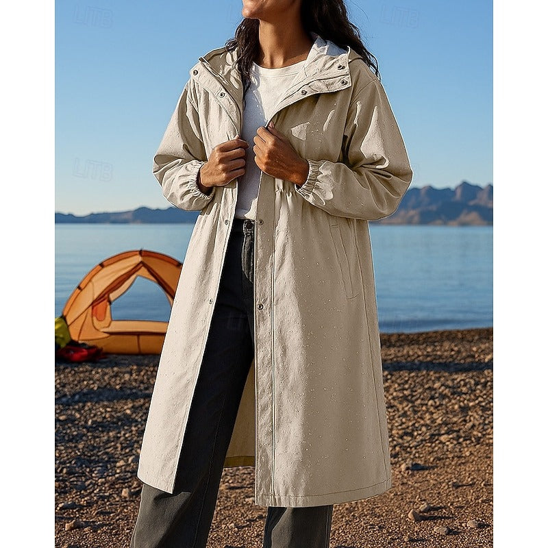 Damen Regenmantel Mit Kapuze | Übergangsjacke