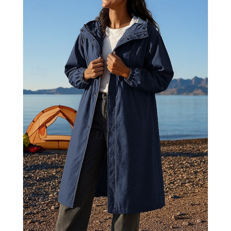 Damen Regenmantel Mit Kapuze | Übergangsjacke