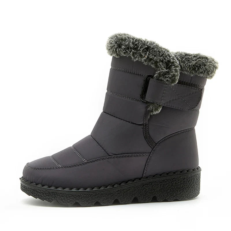 Damen Schneeschuhe Hohe Stiefel Mit Profilsohle | Gefüttert
