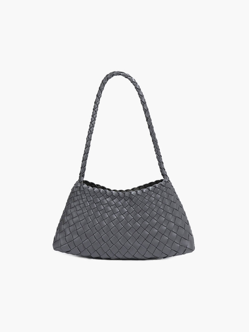 Damen Schultertasche Geflochten Klein | Hobo