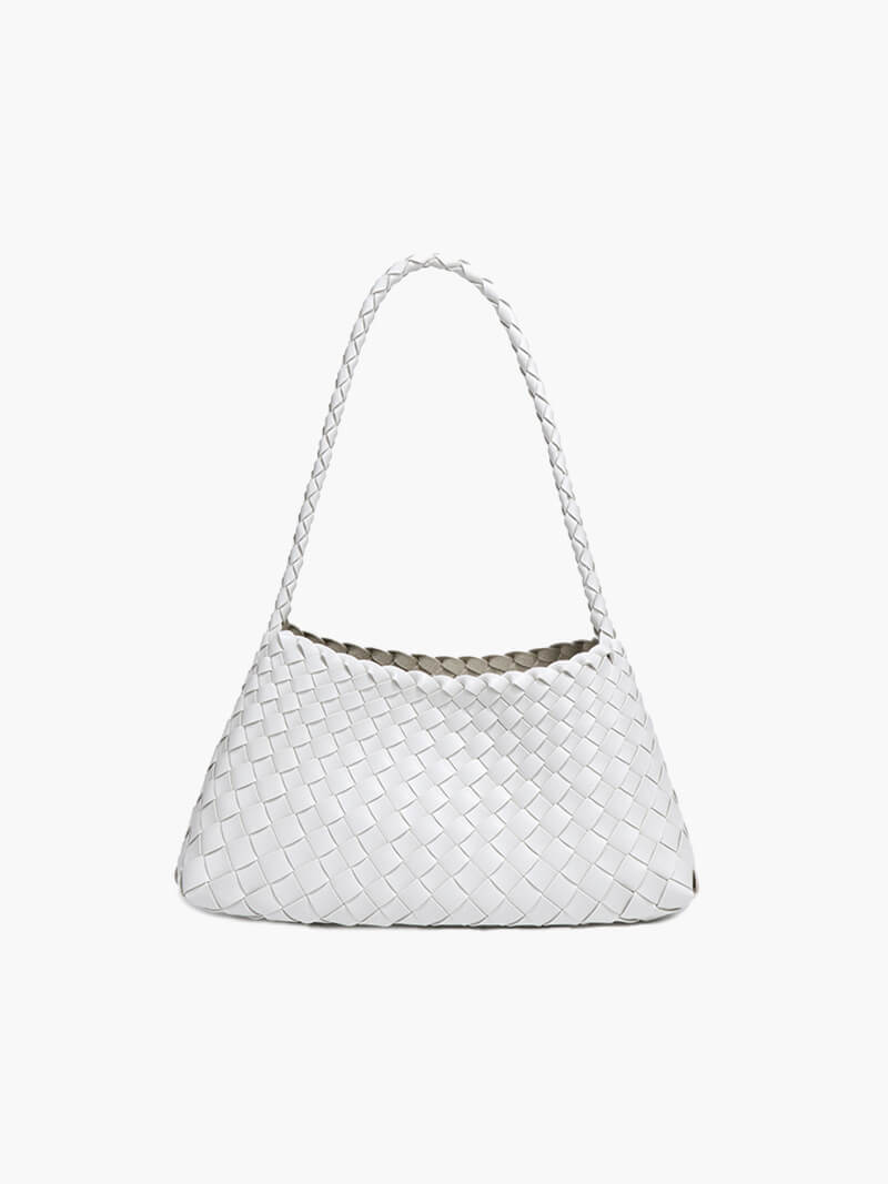 Damen Schultertasche Geflochten Klein | Hobo