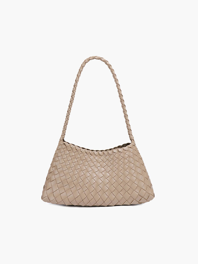 Damen Schultertasche Geflochten Klein | Hobo