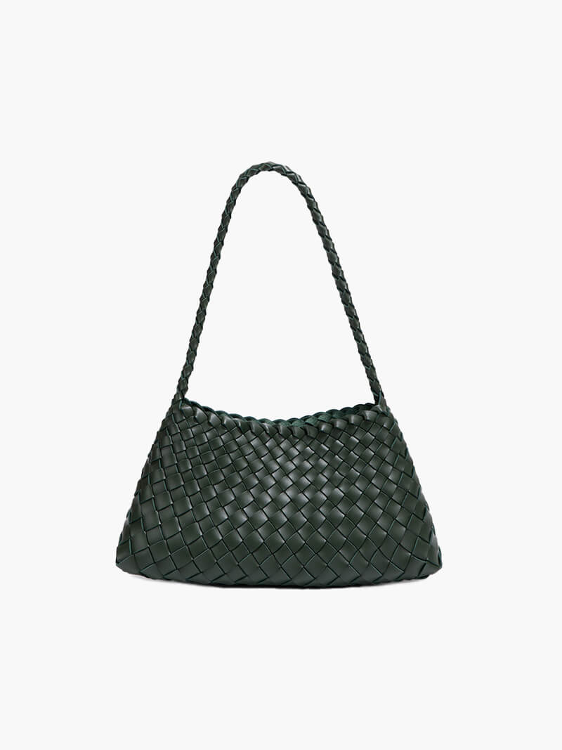 Damen Schultertasche Geflochten Klein | Hobo