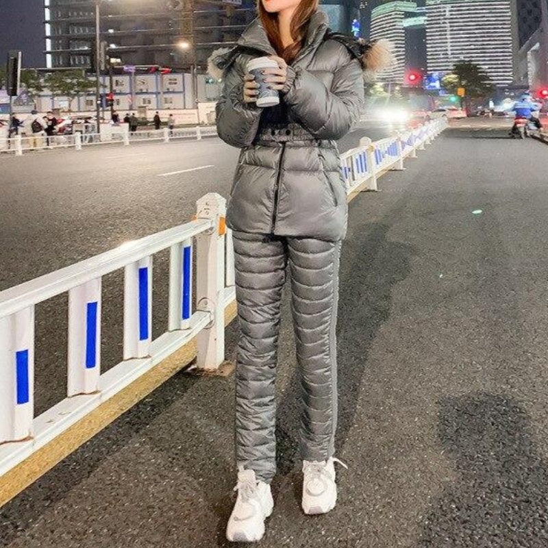 Damen Skianzug Mit Kapuze | Bequemer Winter