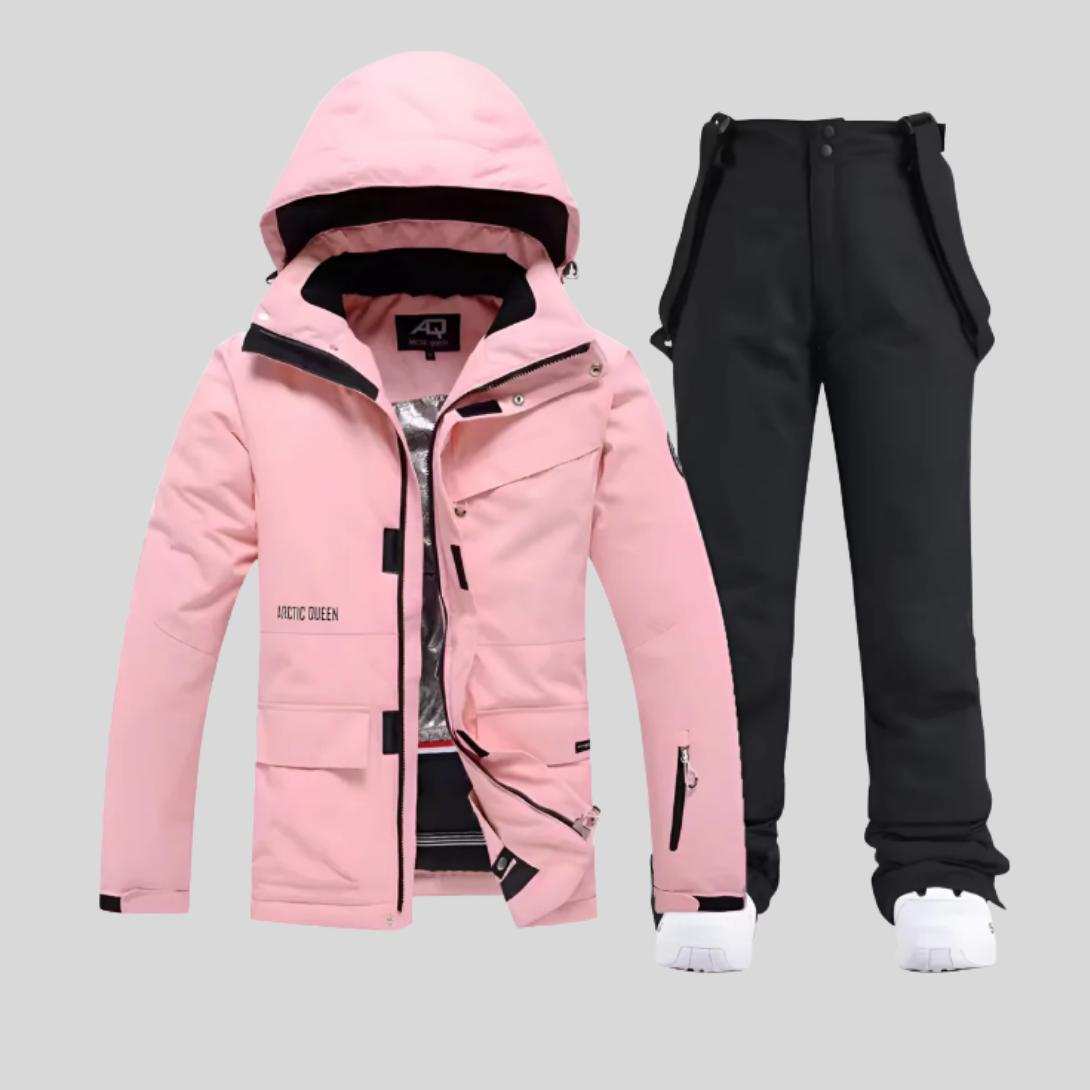 Damen Skianzug Set Mit Kapuze Und Hose | Schnee