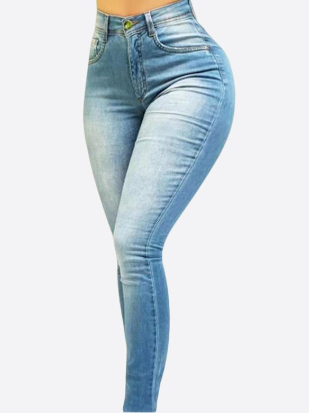 Damen Skinny Jeans High Waist | Figurbetont