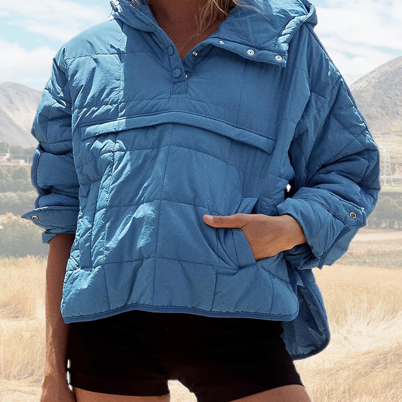 Damen Steppjacke Oversized | Übergangsjacke