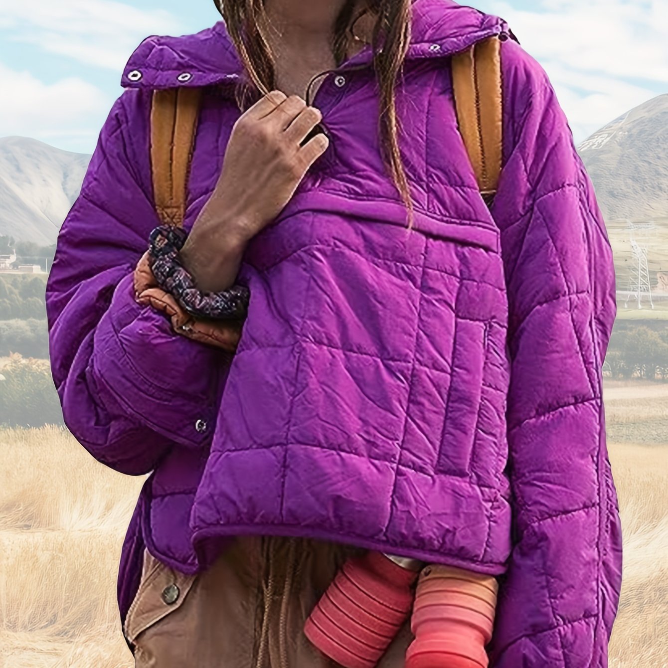 Damen Steppjacke Oversized | Übergangsjacke