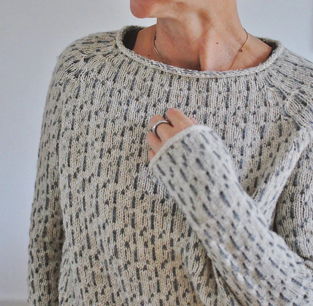 Damen Strickpullover Mit Langem Arm Und Muster | Grobstrick