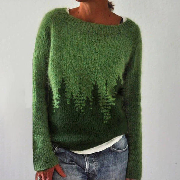 Damen Strickpullover Mit Norweger Muster | Weich