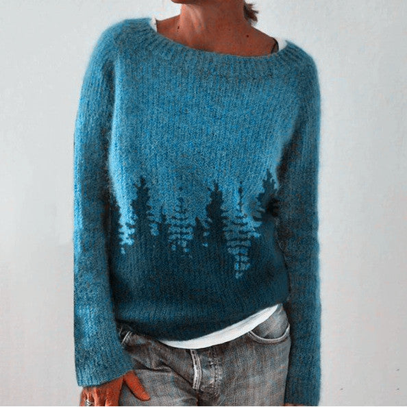 Damen Strickpullover Mit Norweger Muster | Weich