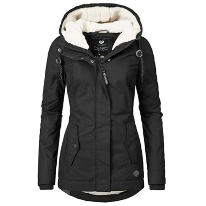Damen Winterjacke Mit Kapuze & Fleece | Warm