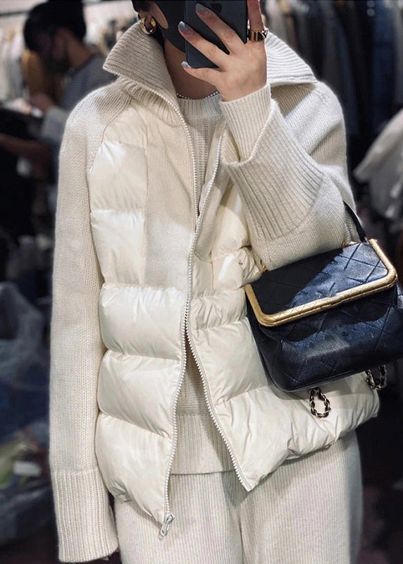 Damen Winterjacke Mit Reißverschluss Und Stehkragen | Stepp