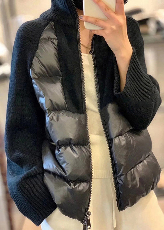 Damen Winterjacke Mit Reißverschluss Und Stehkragen | Stepp