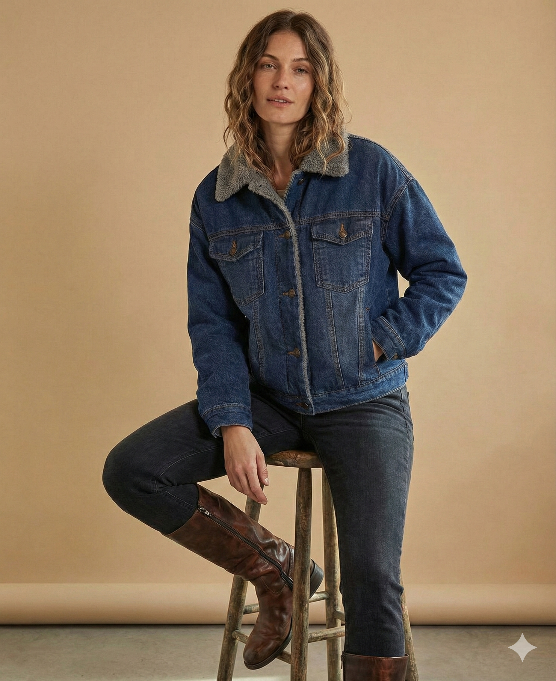 Damen Winterjacke Mit Teddyfutter | Warm