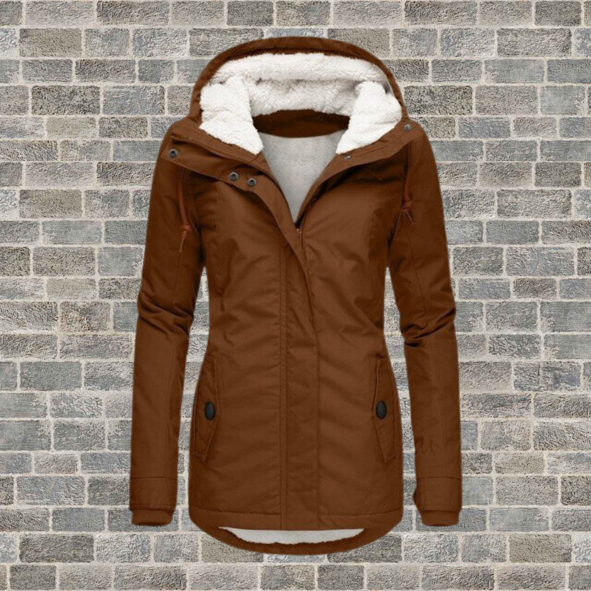 Damen Winterjacke Parka Mit Fleecefutter | Lang