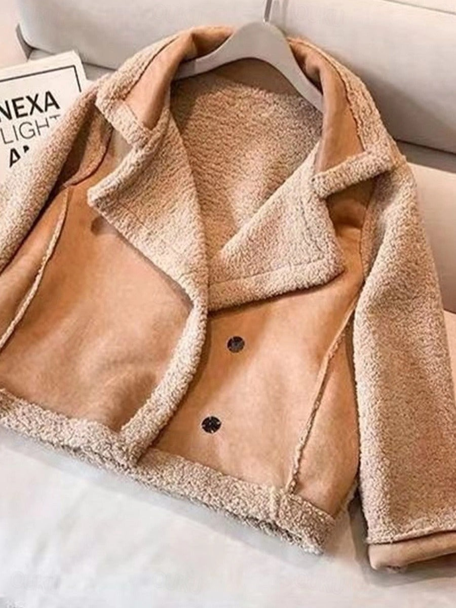 Damen Winterjacke Teddyfell | Warm