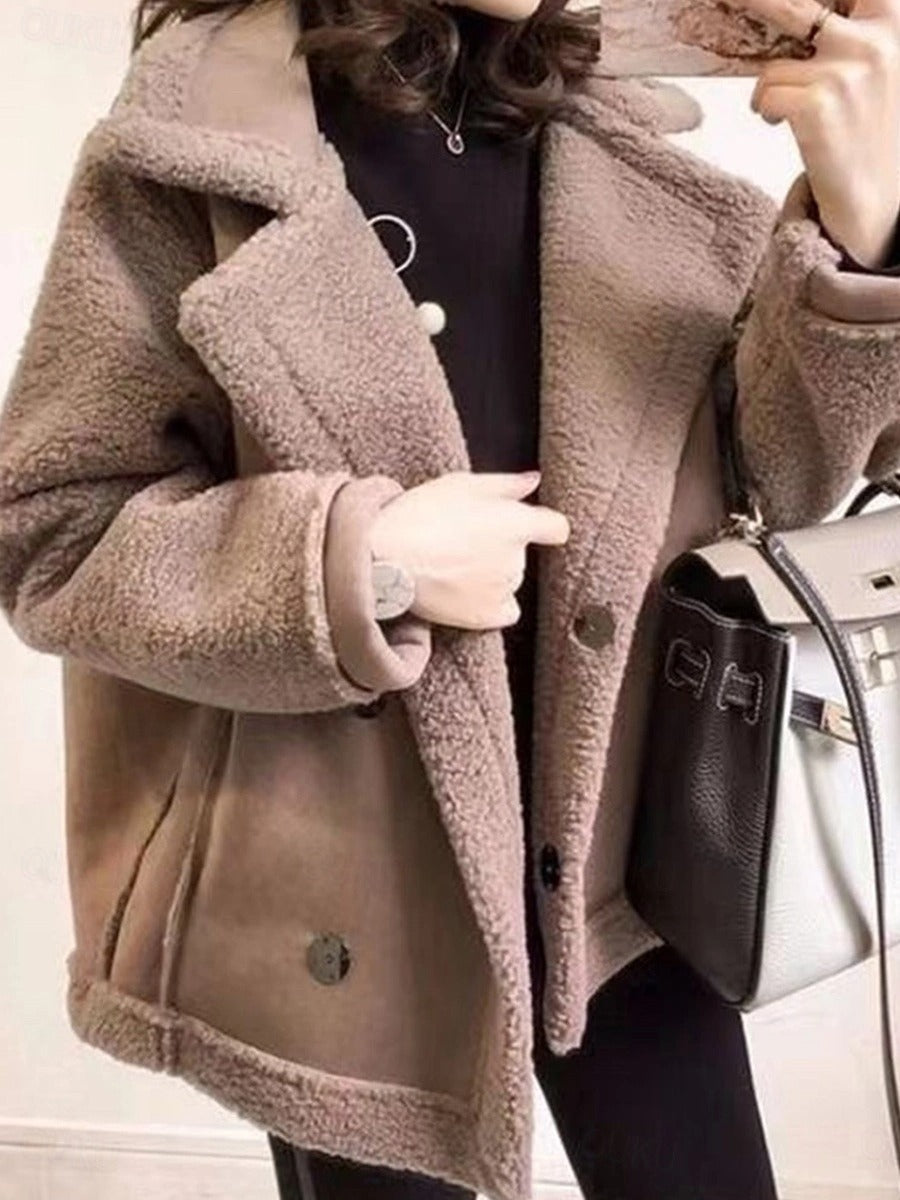 Damen Winterjacke Teddyfell | Warm