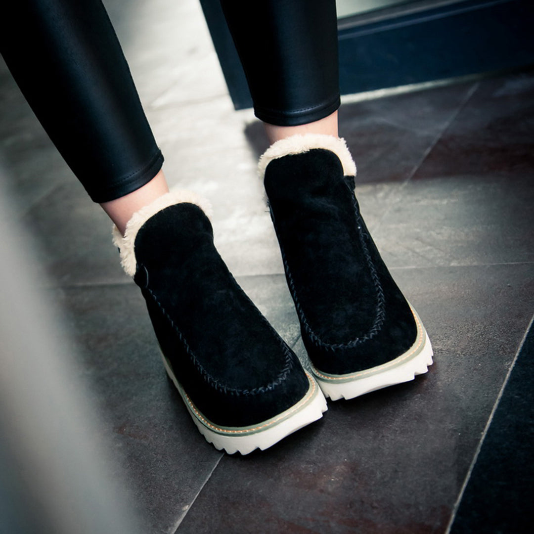 Damen Winterschuhe Mit Plateau Und Futter | Winter